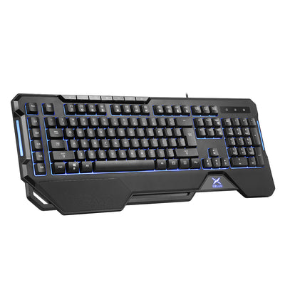 K9600 Wired Gaming Keyboard with RGB Backlight and Comfortable Palm Rest