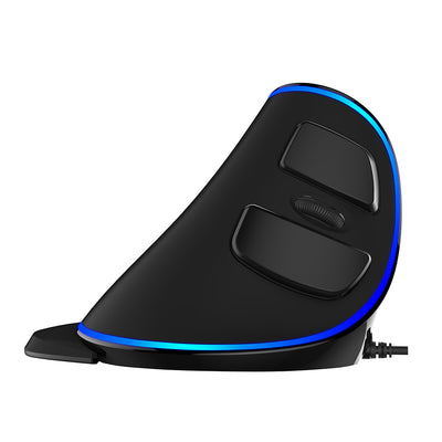 M618Plus Vertical Mouse Single Blue Light